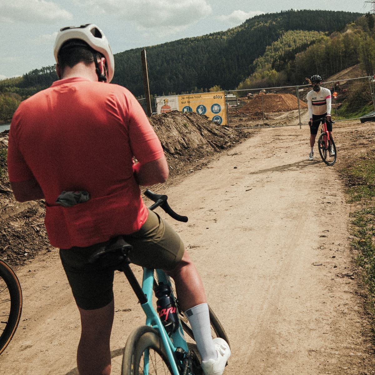 Cyclist left